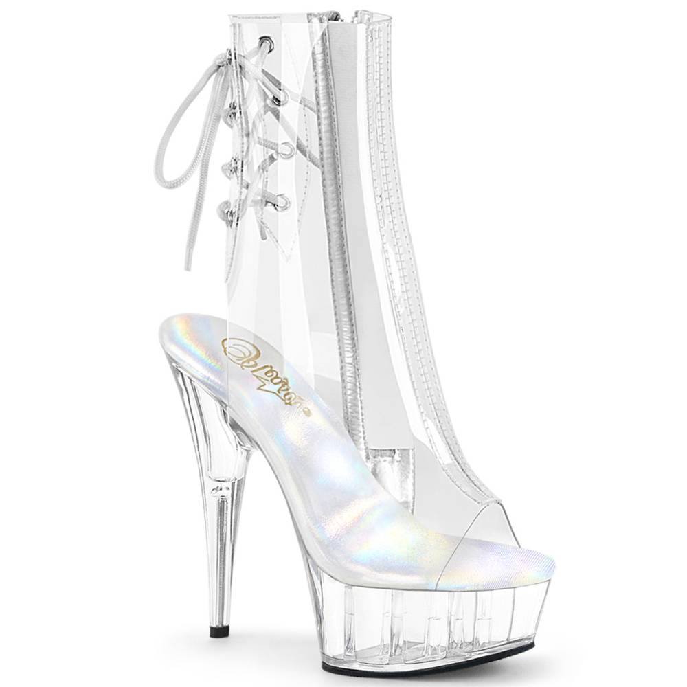 Pleaser - DELIGHT1018C Bottes de plateforme - Transparent Product image
